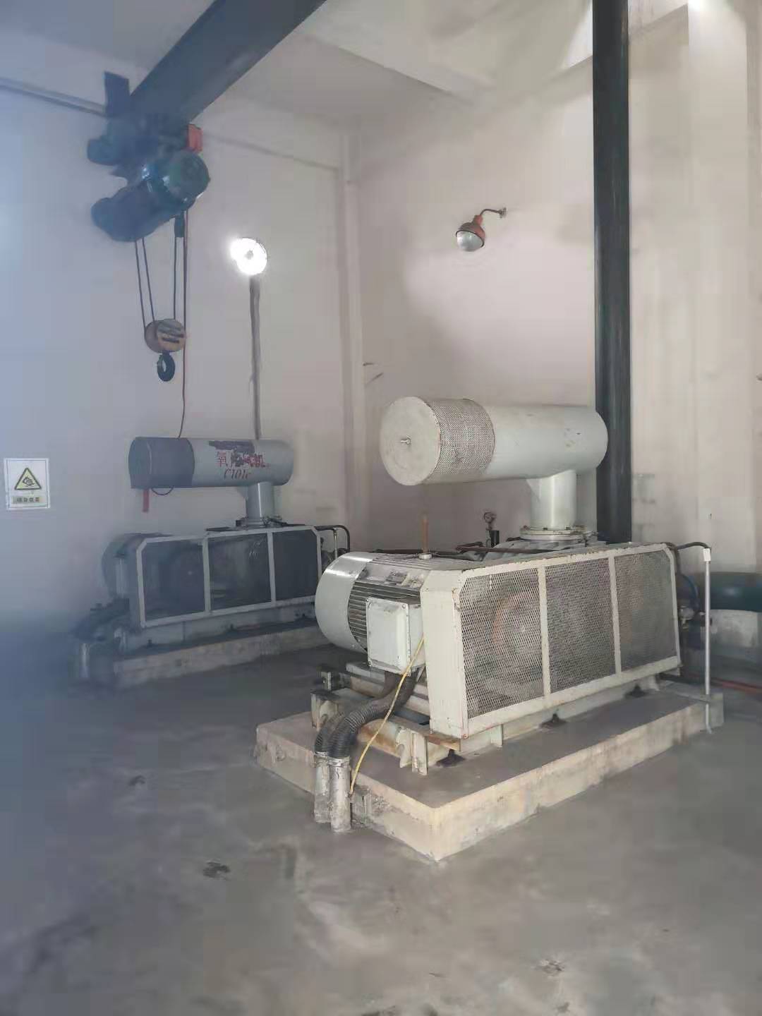 晉煤集團某化工廠氧化風機現場